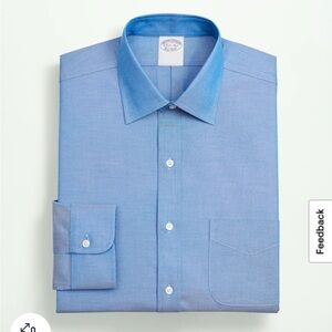 Classic Blue Men's Dress Shirt